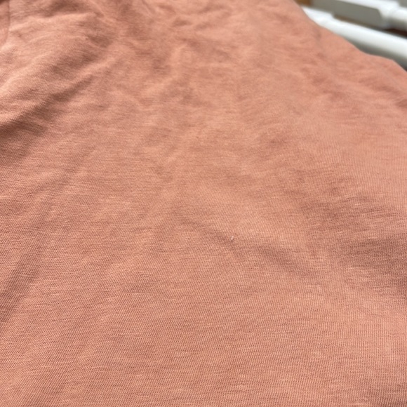 Aerie Tan Long Sleeve Mock Neck Slightly Cropped Tee Shirt - Picture 8 of 9